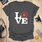 T-Shirt With Aperture LOVE Photography Design