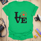 T-Shirt With Aperture LOVE Photography Design