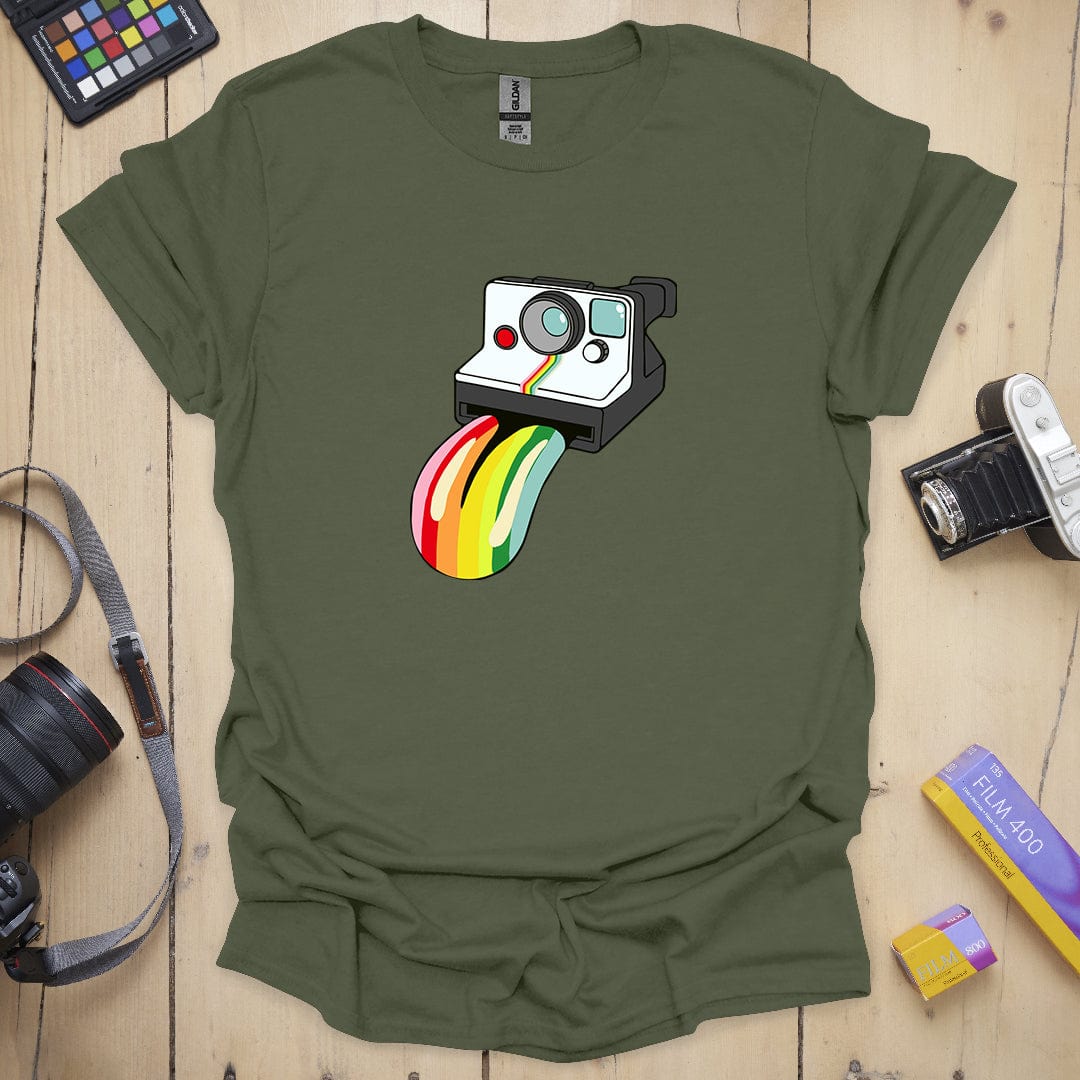 T-Shirt With Rainbows for a Bright, Playful Look