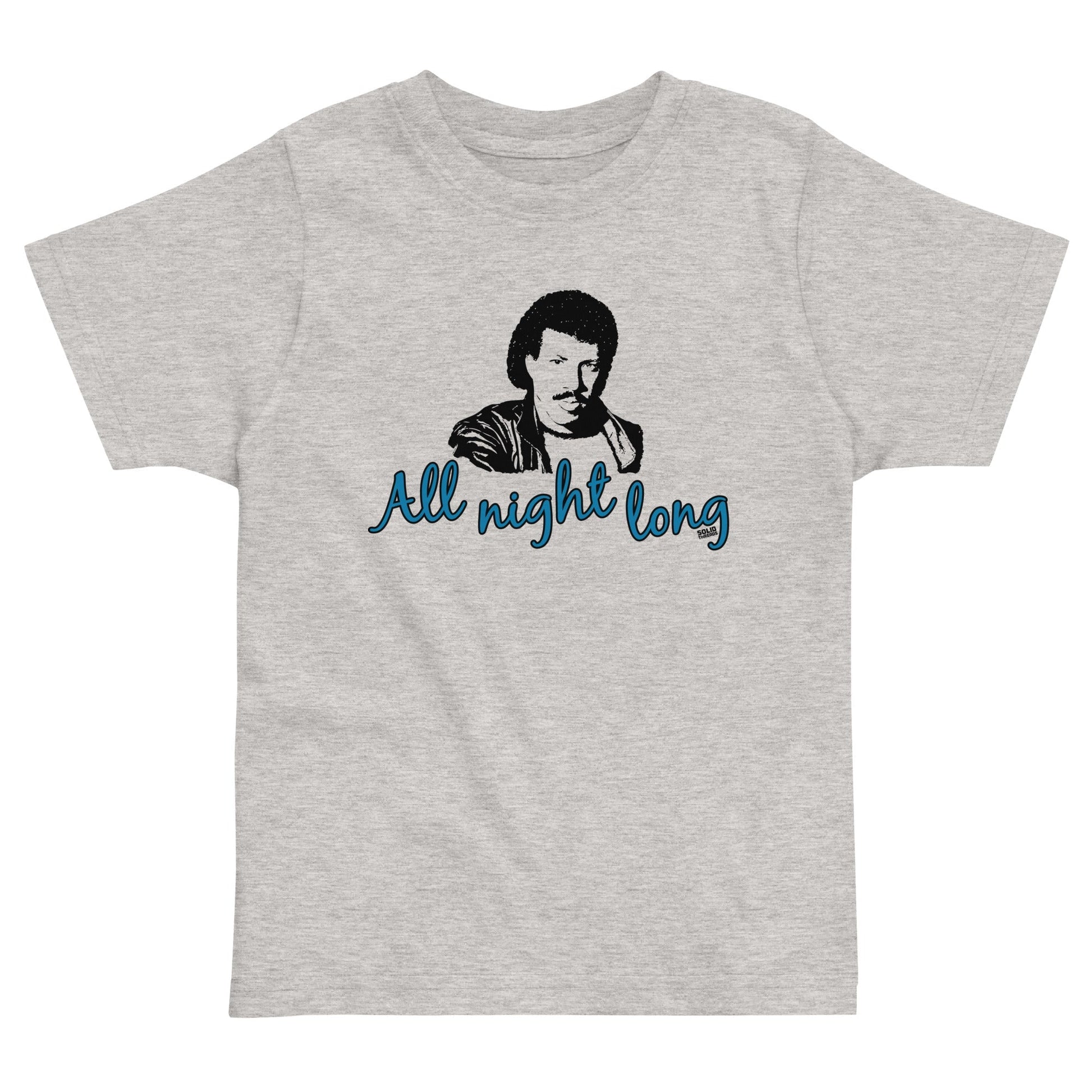 Toddler's All Night Long Retro Extra Soft T-Shirt | Cool Lionel Richie Tee  | Solid Threads