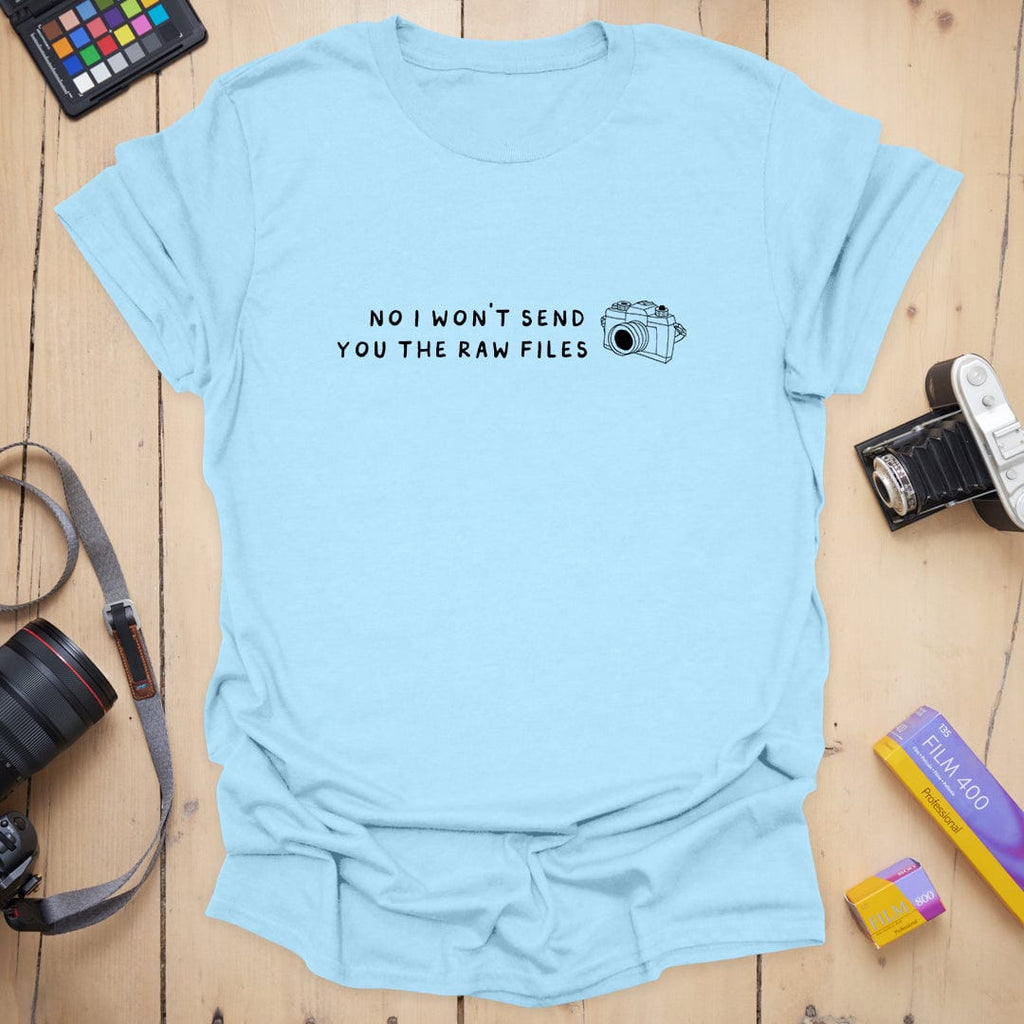 T-Shirt With Raw Files Photographer Humor