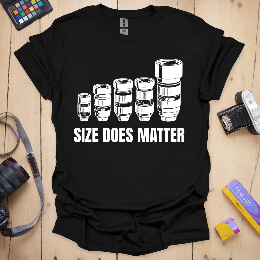 T-Shirt With Camera Lens Humor and Photography Style