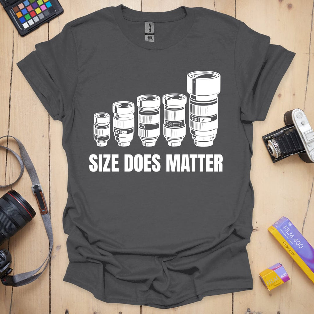 T-Shirt With Camera Lens Humor and Photography Style