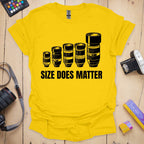 T-Shirt With Camera Lens Humor and Photography Style