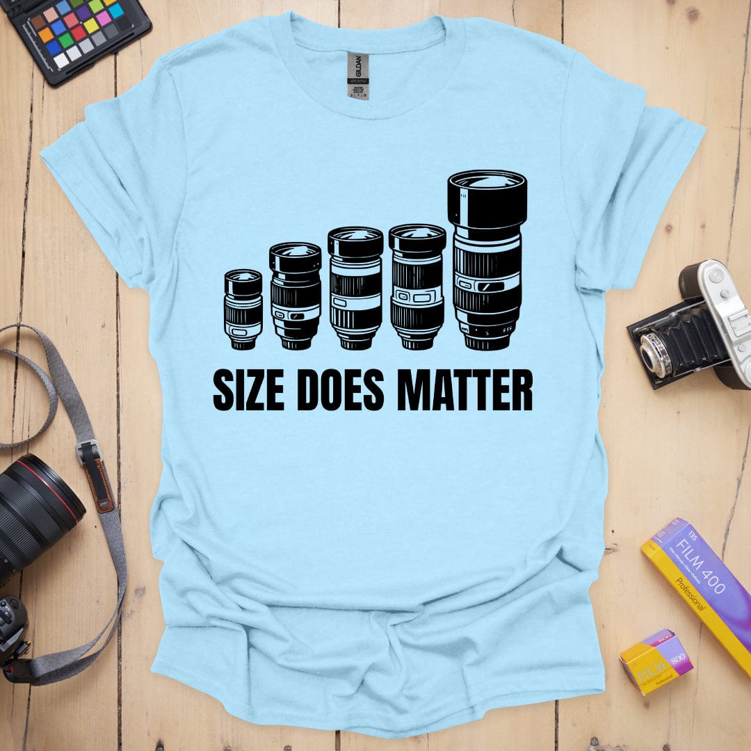 T-Shirt With Camera Lens Humor and Photography Style