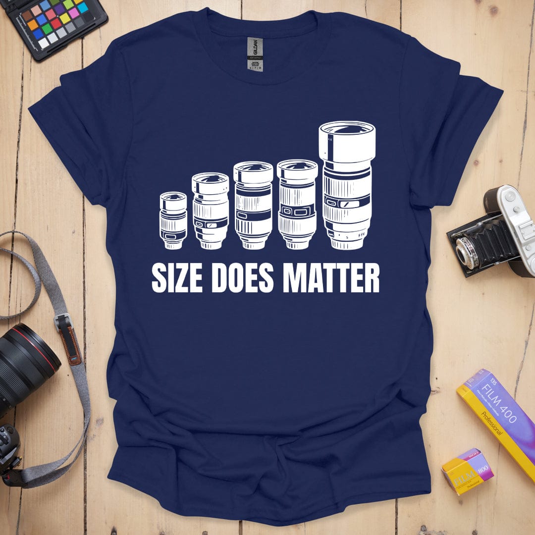 T-Shirt With Camera Lens Humor and Photography Style