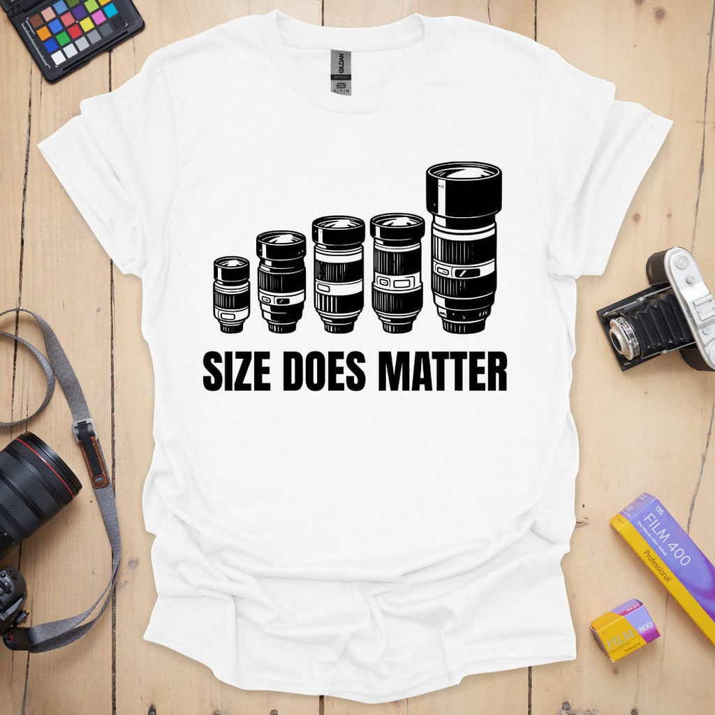 T-Shirt With Camera Lens Humor and Photography Style