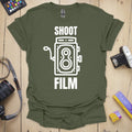 T-Shirt With TLR Camera Design for Analog Film Fans