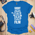 T-Shirt With TLR Camera Design for Analog Film Fans