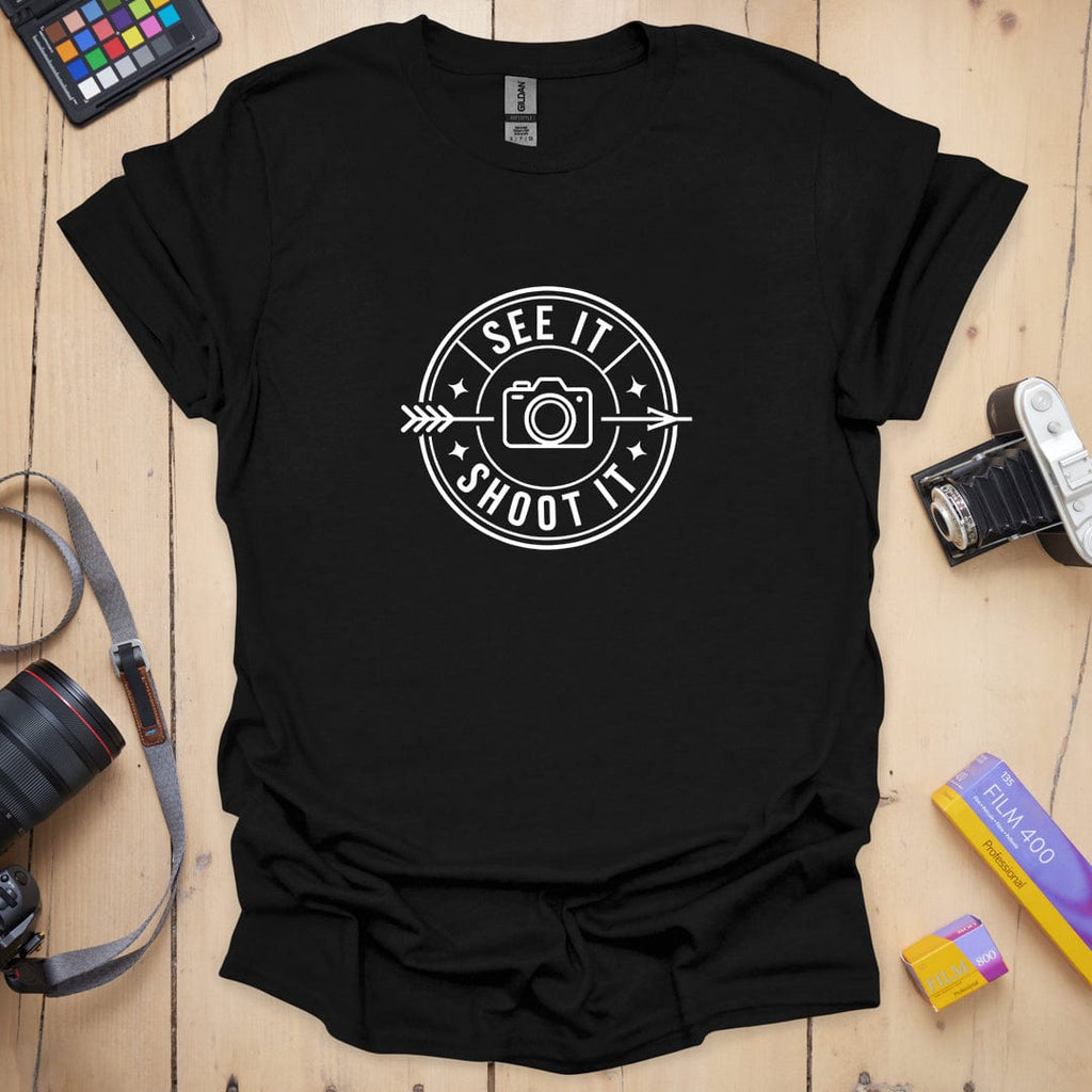 T-Shirt With Bold See It Shoot It Photography Design