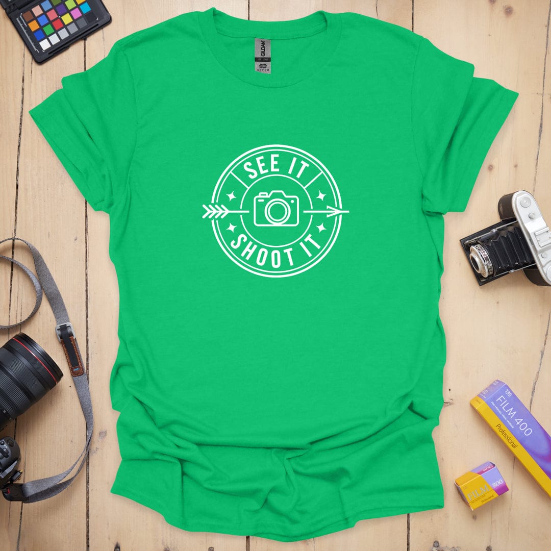 T-Shirt With Bold See It Shoot It Photography Design