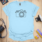T-Shirt With Minimalist Photographer Design