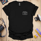 T-Shirt With Simple Heart Camera Design