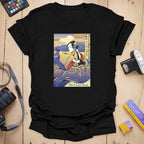 T-Shirt With Samurai Photographer Ukiyo-E Art