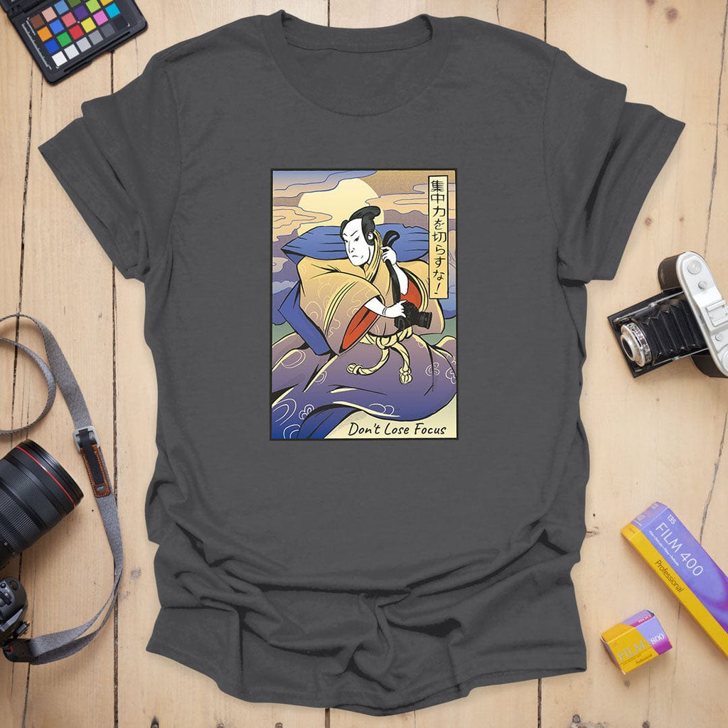 T-Shirt With Samurai Photographer Ukiyo-E Art