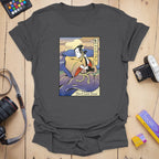 T-Shirt With Samurai Photographer Ukiyo-E Art