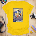 T-Shirt With Samurai Photographer Ukiyo-E Art