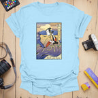 T-Shirt With Samurai Photographer Ukiyo-E Art