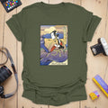 T-Shirt With Samurai Photographer Ukiyo-E Art