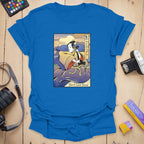 T-Shirt With Samurai Photographer Ukiyo-E Art