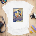 T-Shirt With Samurai Photographer Ukiyo-E Art