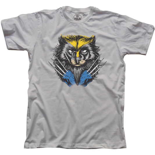 Men's Wolverine Funny Graphic T-Shirt | Cool X-Men Comics  Tee | Solid Threads