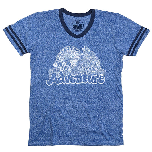 Life's An Adventure Vintage V-neck T-shirt | SOLID THREADS