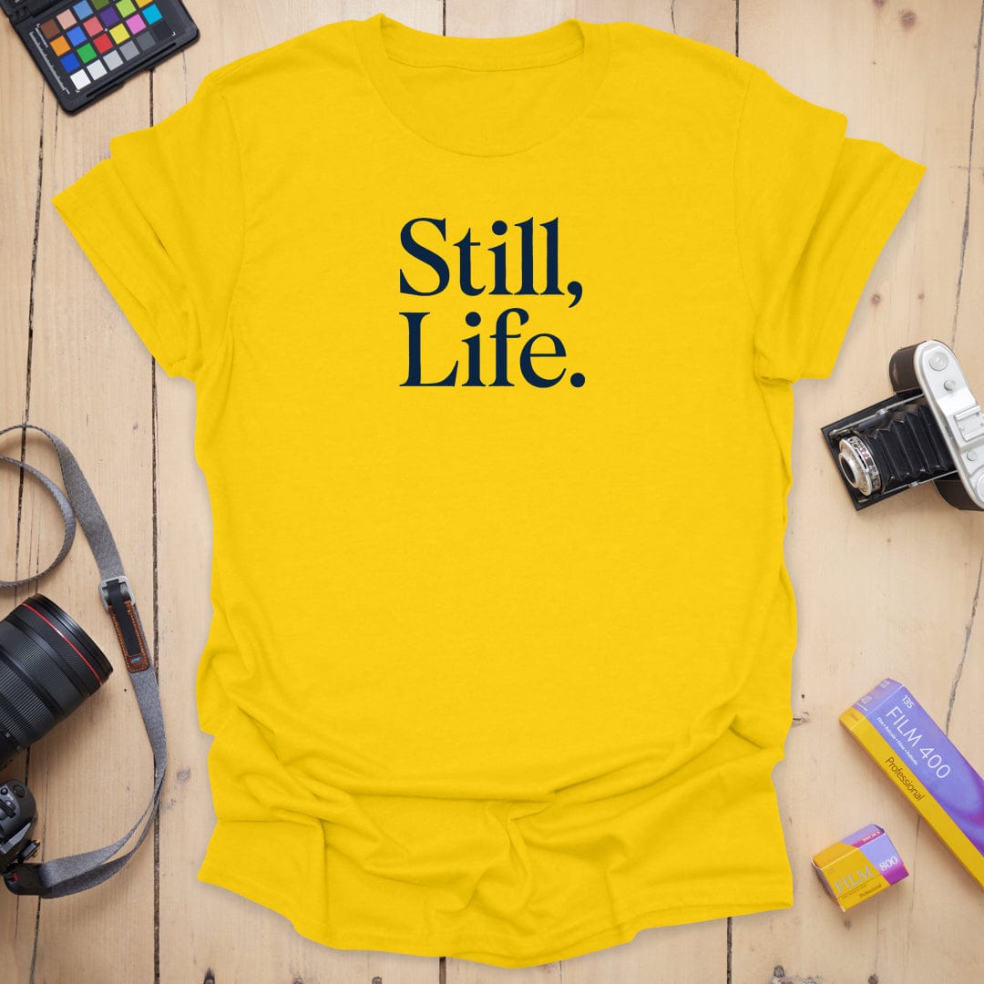 T-Shirt With Still Life Photography-Inspired Design