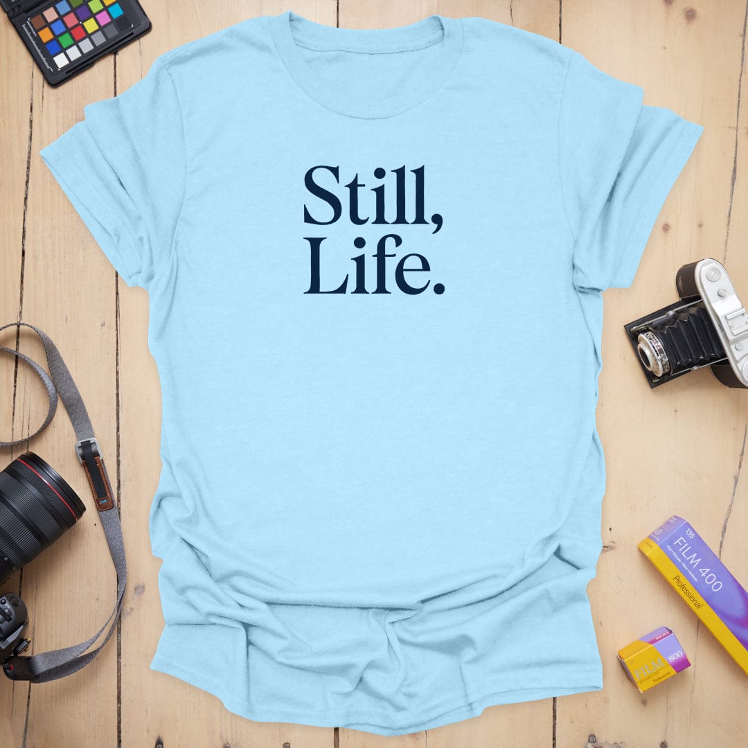 T-Shirt With Still Life Photography-Inspired Design