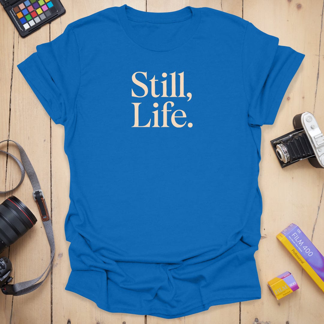 T-Shirt With Still Life Photography-Inspired Design