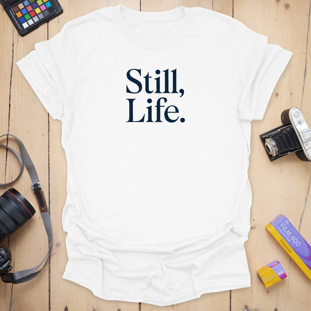T-Shirt With Still Life Photography-Inspired Design