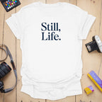 T-Shirt With Still Life Photography-Inspired Design
