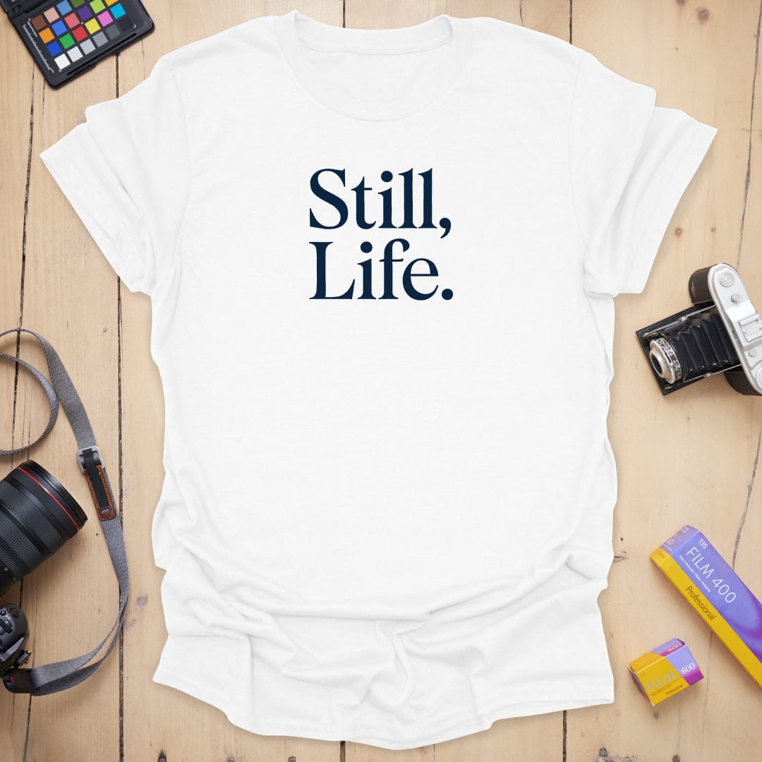 T-Shirt With Still Life Photography-Inspired Design