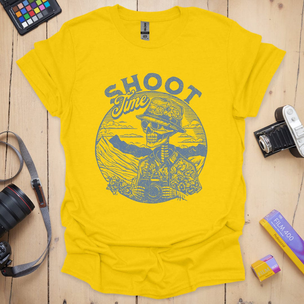 T-Shirt With Shoot Time Photography Graphic