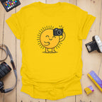 T-Shirt With Sunshine Selfie Graphic