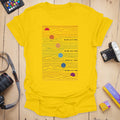 T-Shirt With Sunset Gradient and Exposure Settings