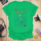 T-Shirt With Sunset Gradient and Exposure Settings