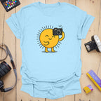 T-Shirt With Sunshine Selfie Graphic