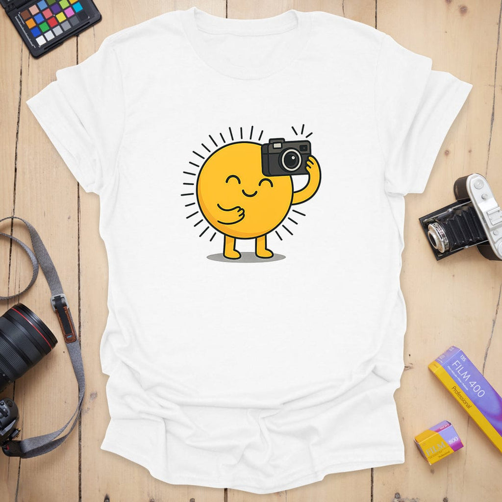 T-Shirt With Sunshine Selfie Graphic