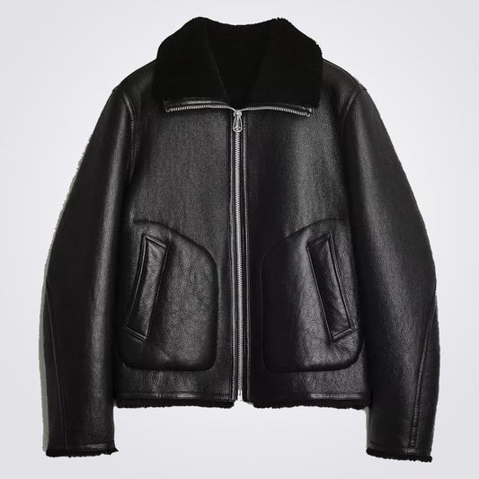 Shearling Moto Jacket