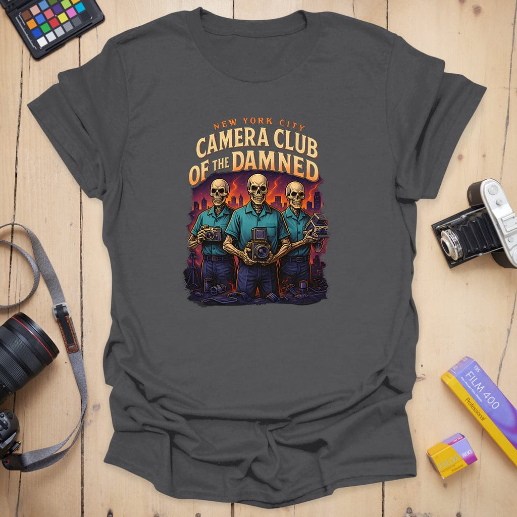 T-Shirt With Bold Colors for Camera Club of the Damned