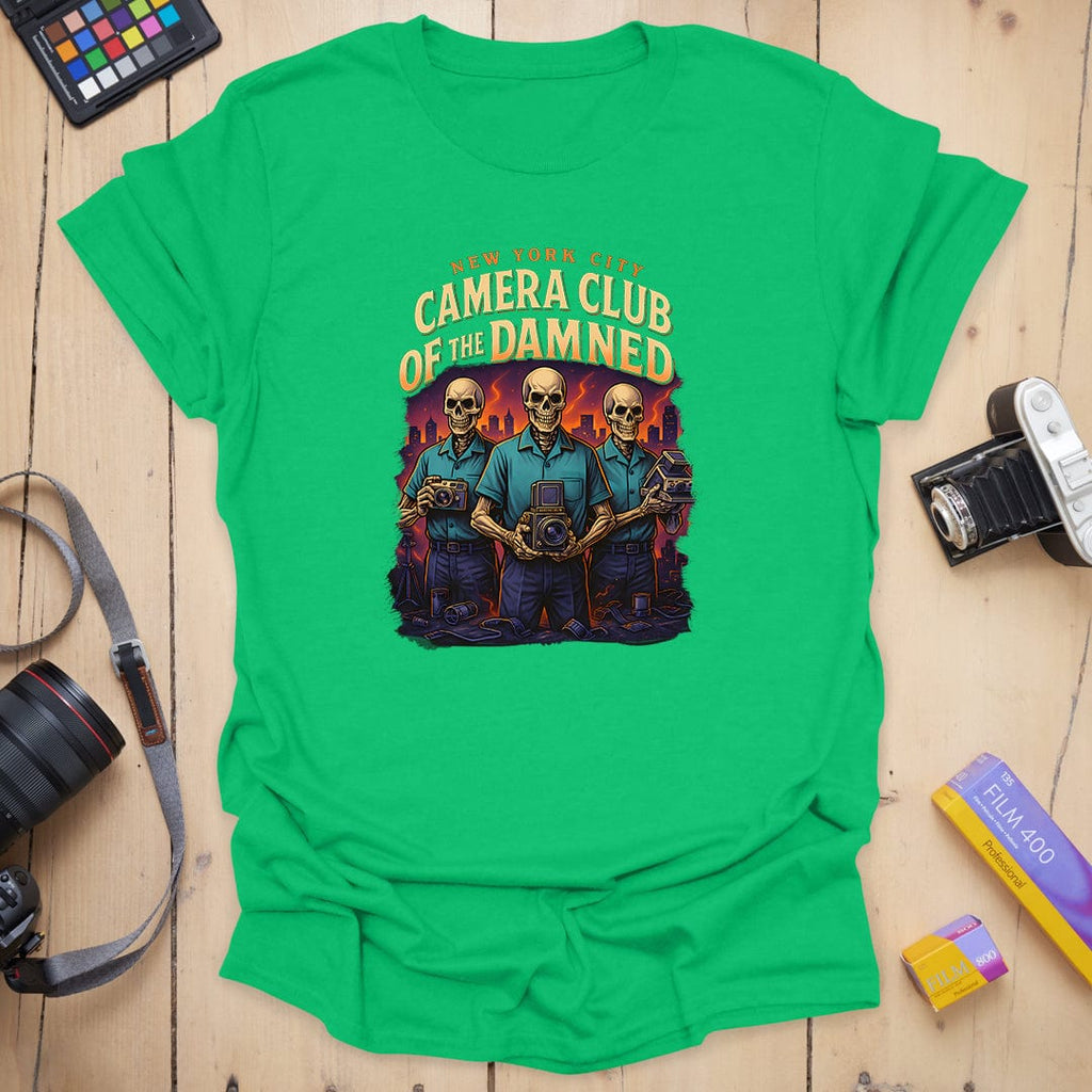 T-Shirt With Bold Colors for Camera Club of the Damned