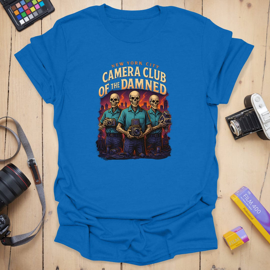 T-Shirt With Bold Colors for Camera Club of the Damned