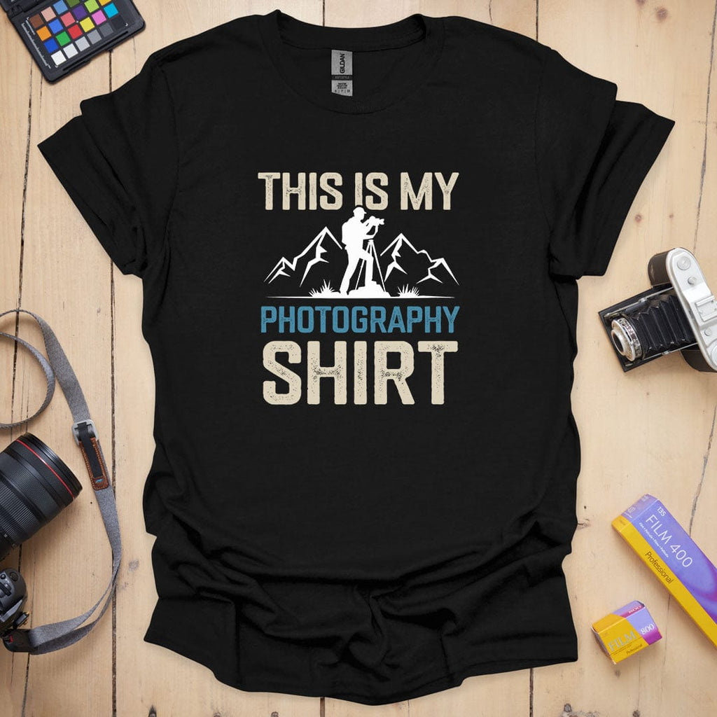 T-Shirt for Outdoor Photographers With Vintage Distressed Style