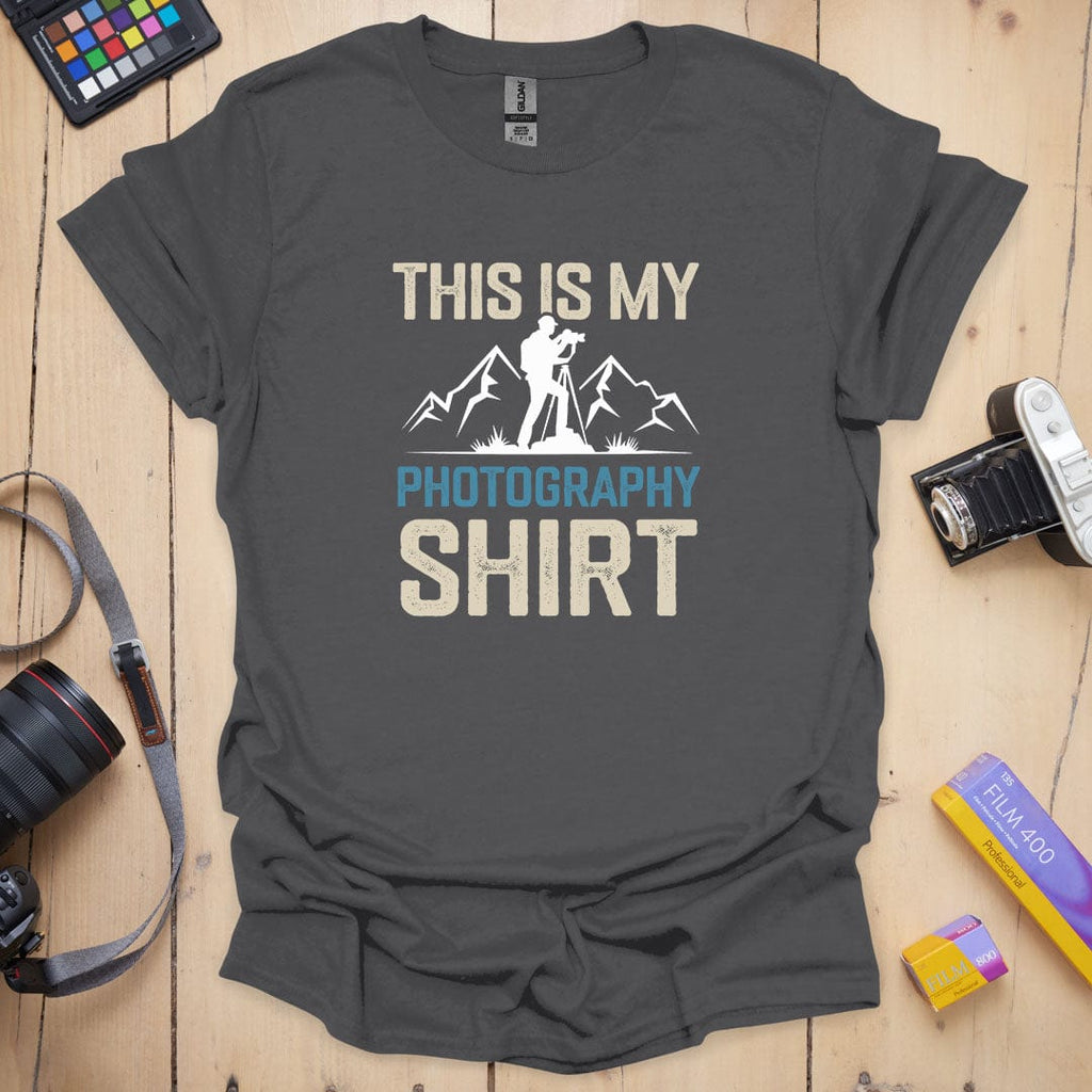 T-Shirt for Outdoor Photographers With Vintage Distressed Style