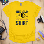 T-Shirt for Outdoor Photographers With Vintage Distressed Style