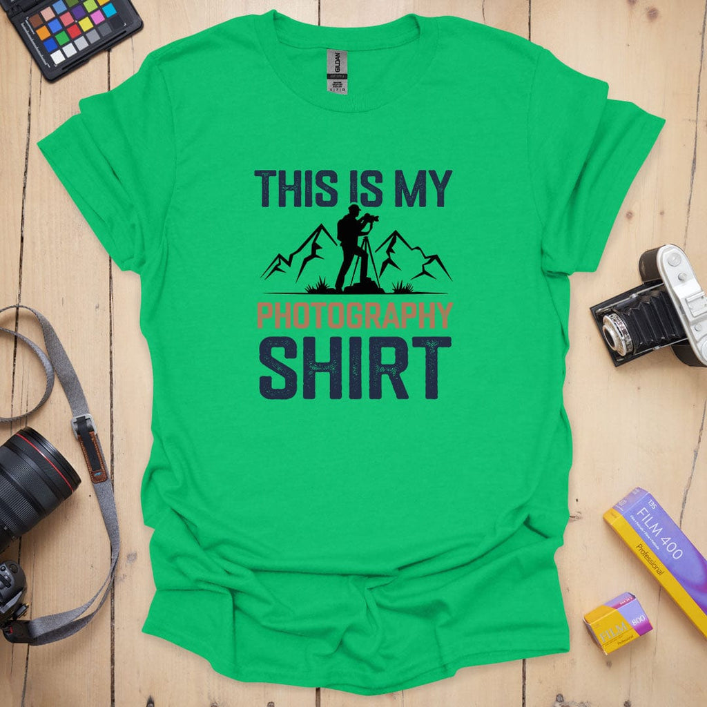 T-Shirt for Outdoor Photographers With Vintage Distressed Style