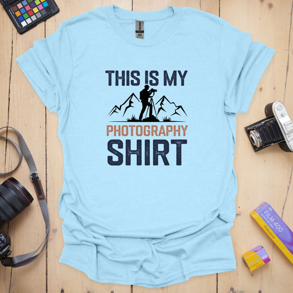 T-Shirt for Outdoor Photographers With Vintage Distressed Style