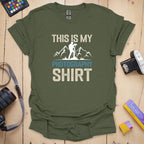 T-Shirt for Outdoor Photographers With Vintage Distressed Style