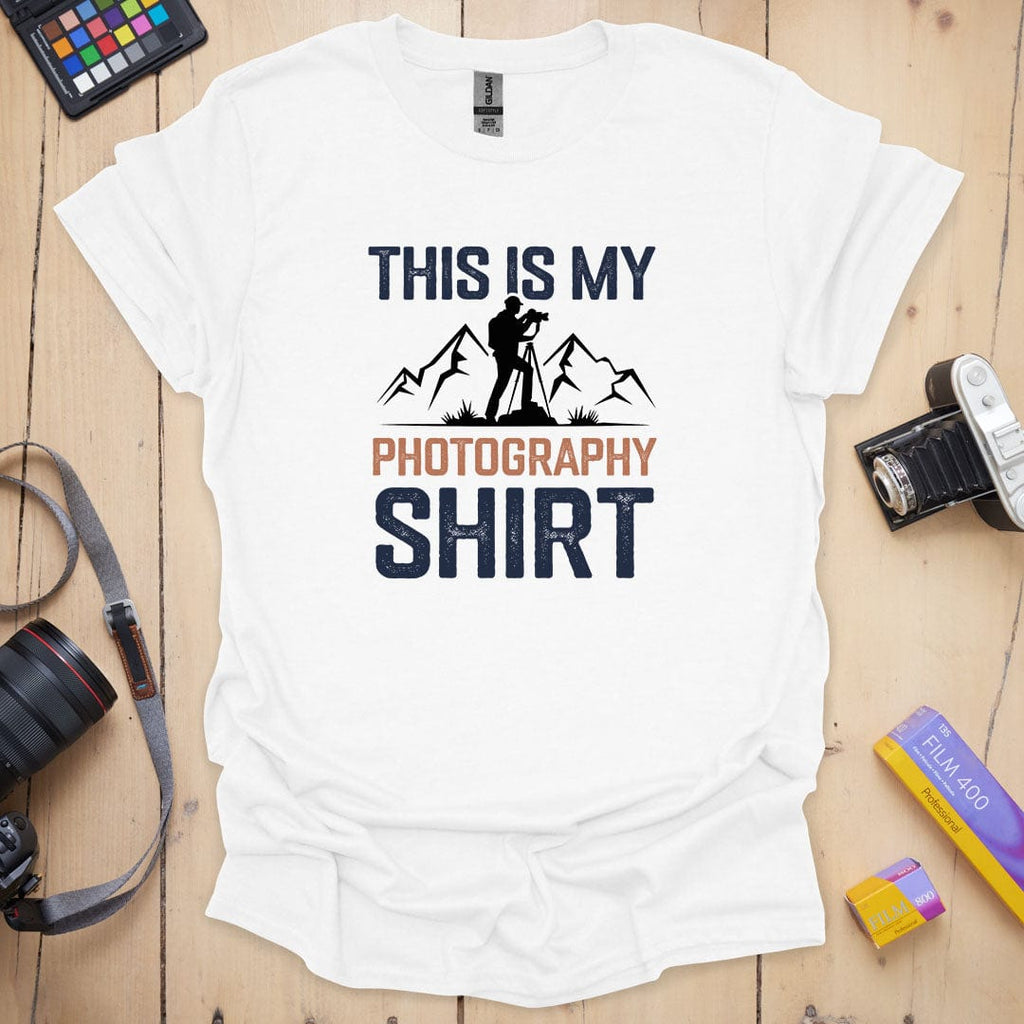 T-Shirt for Outdoor Photographers With Vintage Distressed Style